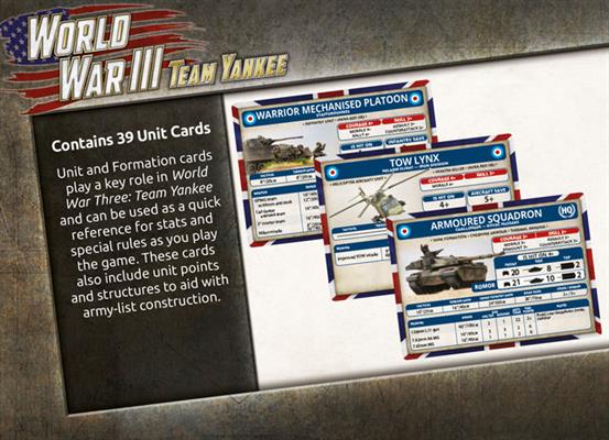 WWIII: British Unit Card Pack - Image 2